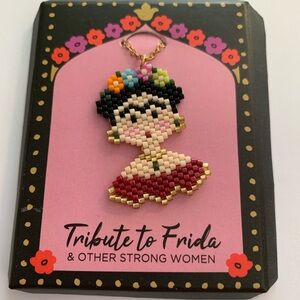 Frieda Kahlo Strong Women series necklace. NWOT